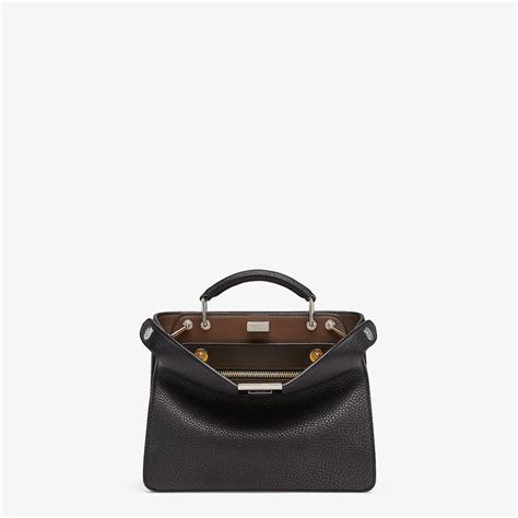 fendi black mini peekaboo|fendi peekaboo iseeu mini.